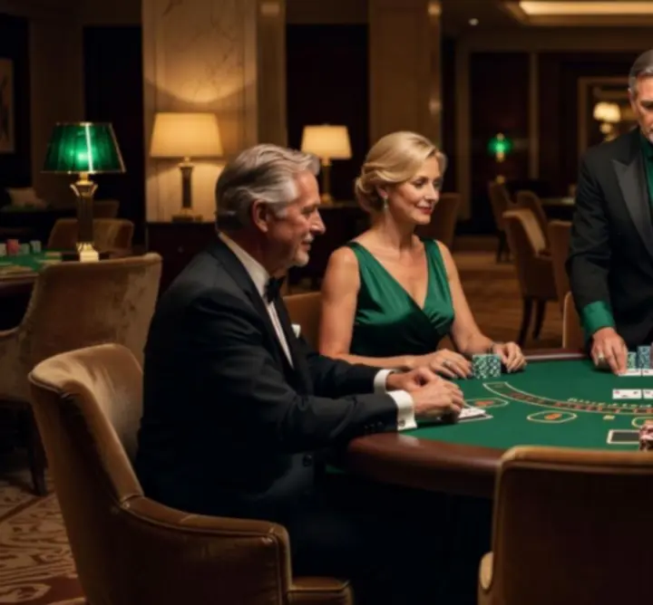 Ekskluzivna večernja casino zabava u hotelskom prostoru za odrasle
