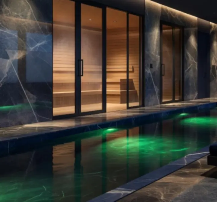 Wellness i spa oaza s ambijentalnim osvjetljenjem i unutarnjim bazenom u Vegas View Hotelsu